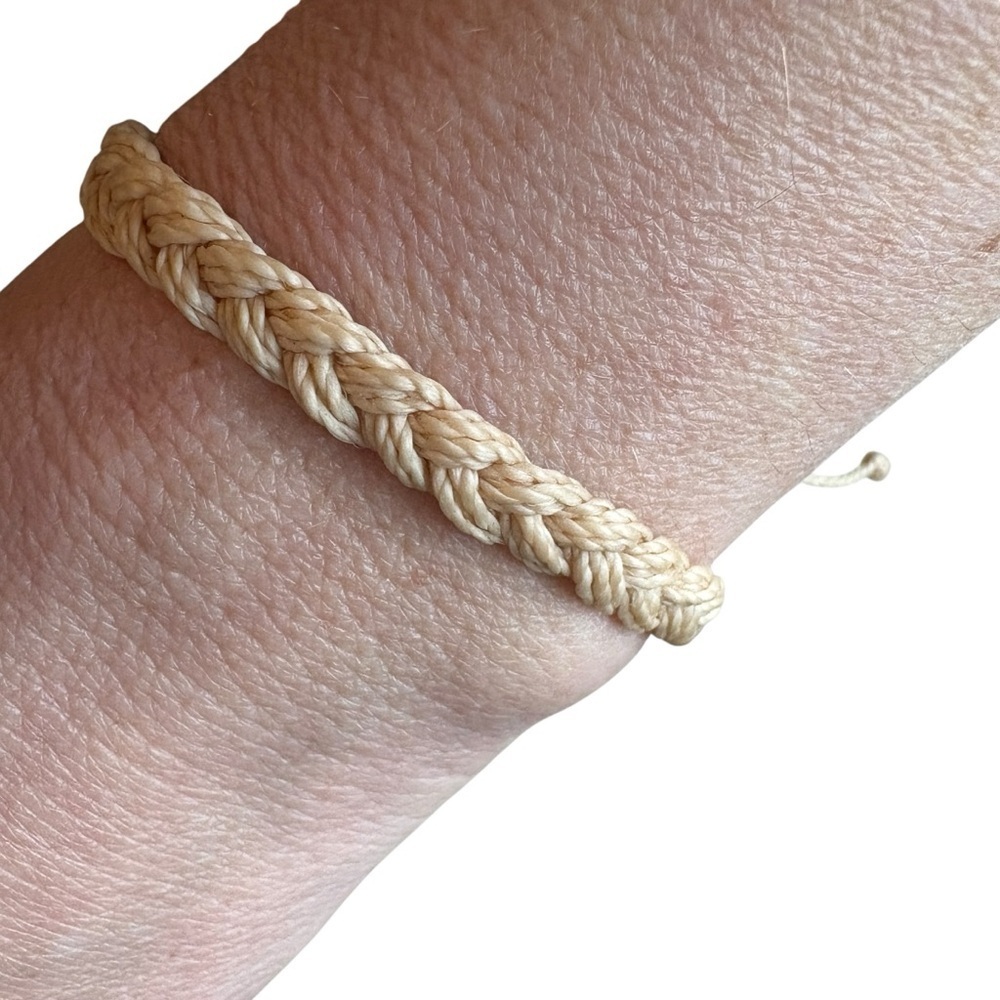Pura Vida Set of 5 String Bracelets Braided Mult-Strands Beach Tropical Tone - Picture 4 of 13